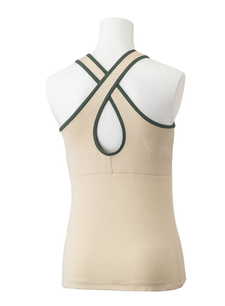 Top tenisowy Yonex RG Tank beżowy