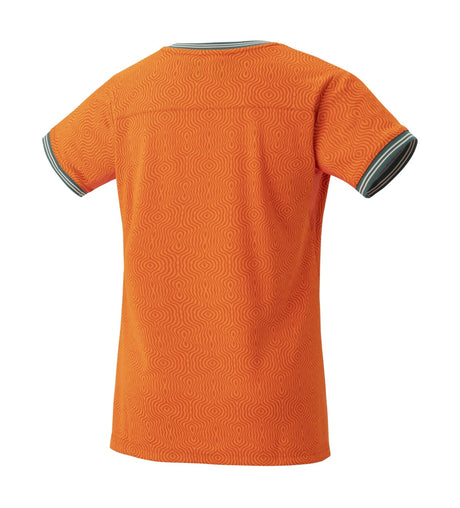Koszulka tenisowa Yonex damska Crew Neck RG pomarańczowa