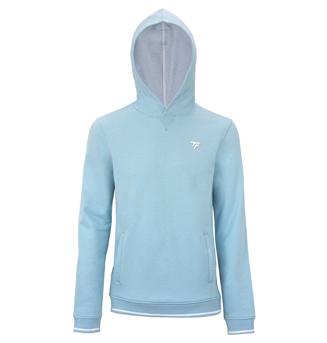 Bluza tenisowa Tecnifibre Team Terry Hoodie błękitna
