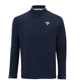 Bluza tenisowa Tecnifibre Thermo Zip granatowa