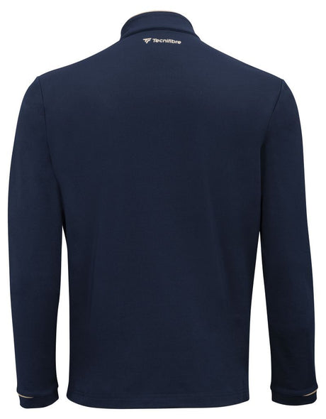 Bluza tenisowa Tecnifibre Thermo Zip granatowa