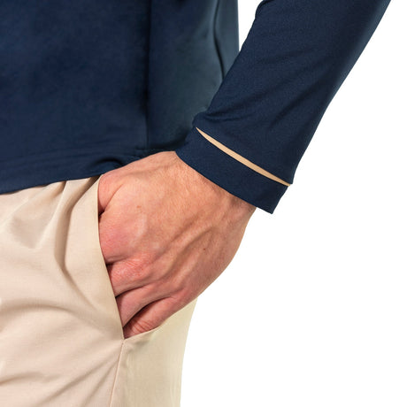 Bluza tenisowa Tecnifibre Thermo Zip granatowa