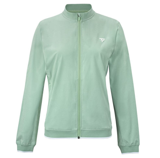Bluza tenisowa juniorska damska Tecnifibre Team Light Jacket zielona