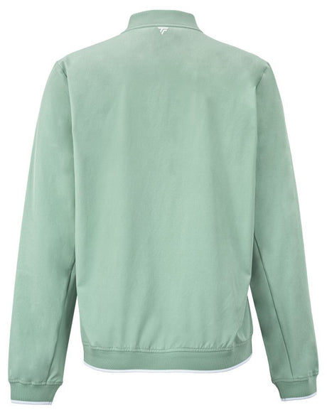 Bluza tenisowa juniorska damska Tecnifibre Team Light Jacket zielona