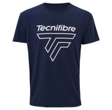 Koszulka tenisowa Tecnifibre Team Corpo granatowa