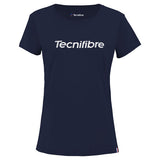 Tecnifibre Women's Club Cotton Tee Tennis T-Shirt Navy