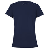 Tecnifibre Women's Club Cotton Tee Tennis T-Shirt Navy