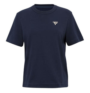 Koszulka tenisowa damska Tecnifibre Graphic Tee 2025 granatowa