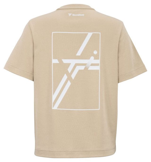 Tecnifibre Graphic Tee 2025 Women's Tennis T-Shirt beige