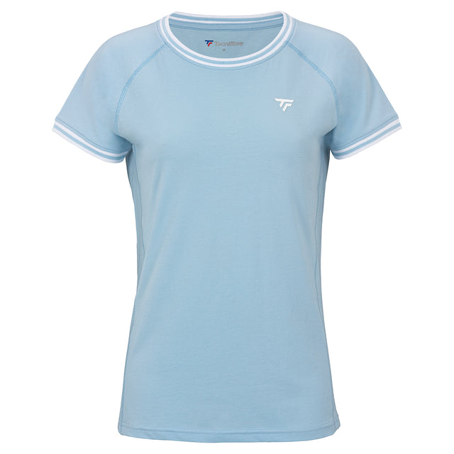 Koszulka tenisowa damska Tecnifibre Team Tech Tee błękitna