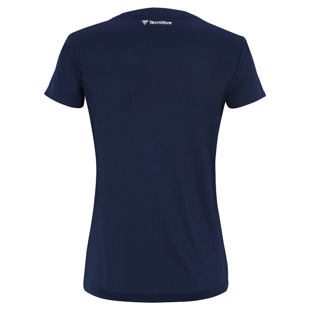 Koszulka tenisowa damska Tecnifibre Team Tech Tee granatowa