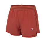 Spodenki tenisowe damskie Tecnifibre Team Stretch ceglane