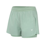 Spodenki tenisowe damskie Tecnifibre Team Stretch zielone