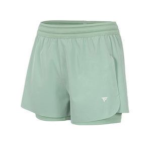 Spodenki tenisowe damskie Tecnifibre Team Stretch zielone