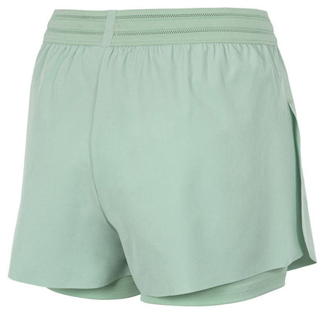 Spodenki tenisowe damskie Tecnifibre Team Stretch zielone
