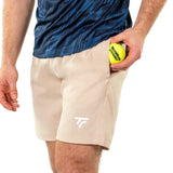 Spodenki tenisowe Tecnifibre X-Loop Short beżowe