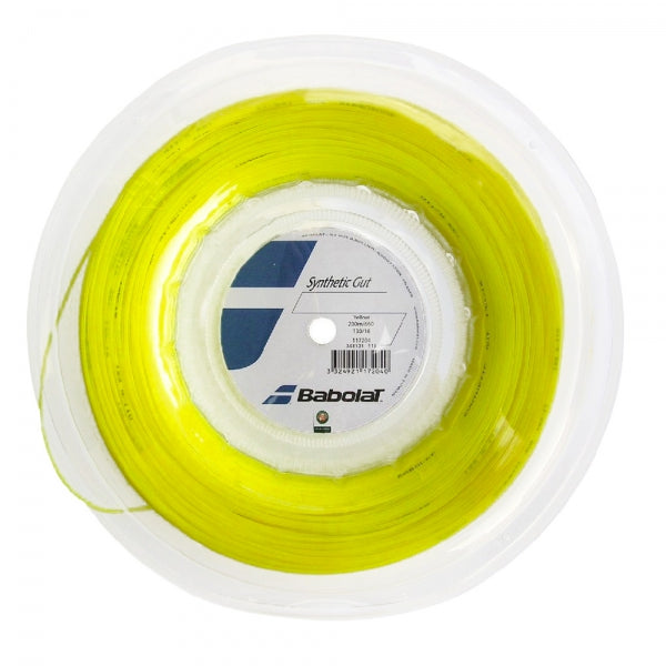 Naciąg tenisowy Babolat Synthetic Gut żółty 12m ze szpuli