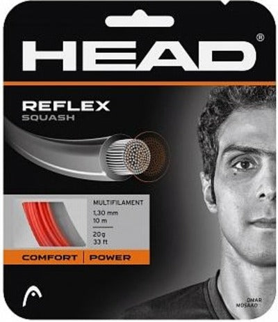 Naciąg do squasha Head Reflex pomarańczowy