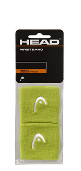 Frotki tenisowe Head Wristbands 2.5" limonkowe