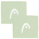 Frotki tenisowe Head Wristbands 2.5" jasnozielone