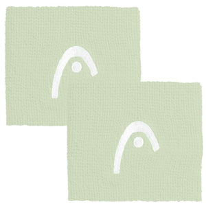 Frotki tenisowe Head Wristbands 2.5" jasnozielone