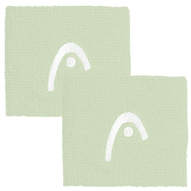 Frotki tenisowe Head Wristbands 2.5" jasnozielone
