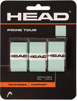 Owijki tenisowe wierzchnie Head Prime Tour x3 jasnomiętowe