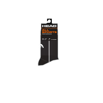 Skarpety tenisowe Head Socks Tennis 2P Performance Short Crew czarne