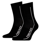 Skarpety tenisowe Head Socks Tennis 2P Performance Short Crew czarne