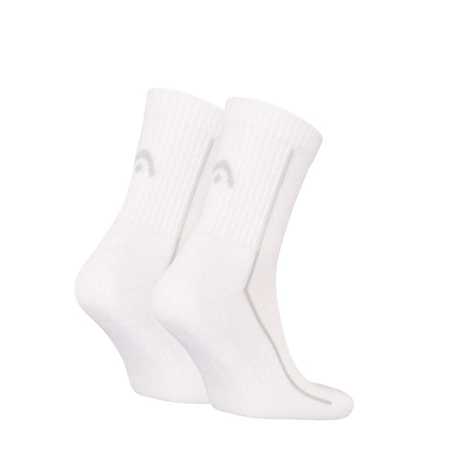 Skarpety tenisowe Head Socks Tennis 2P Performance Short Crew białe