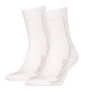 Skarpety tenisowe Head Socks Tennis 2P Performance Short Crew białe