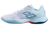 Buty tenisowe damskie Babolat Jet Mach 3 AC white/blue