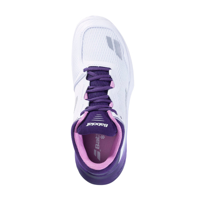 Buty tenisowe damskie Babolat SFX 4 AC biało-fioletowe