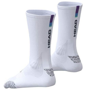 Skarpety tenisowe Head Socks Tennis 1P Color Crew biało/fioletowe