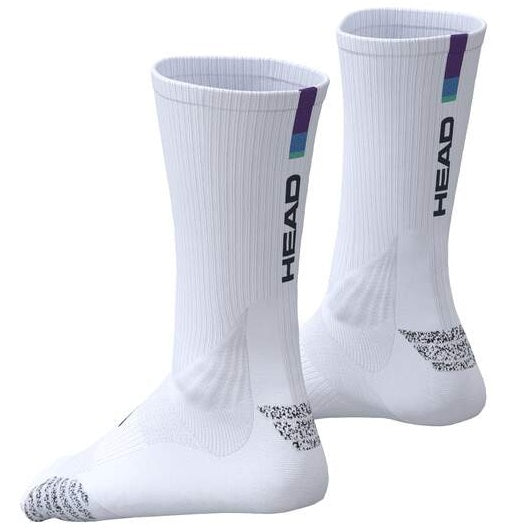 Head Socks Tennis 1P Color Crew Socks white/purple