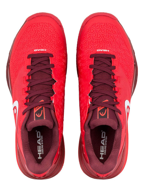 Buty tenisowe Head Revolt Pro Clay 5.0 czerwone