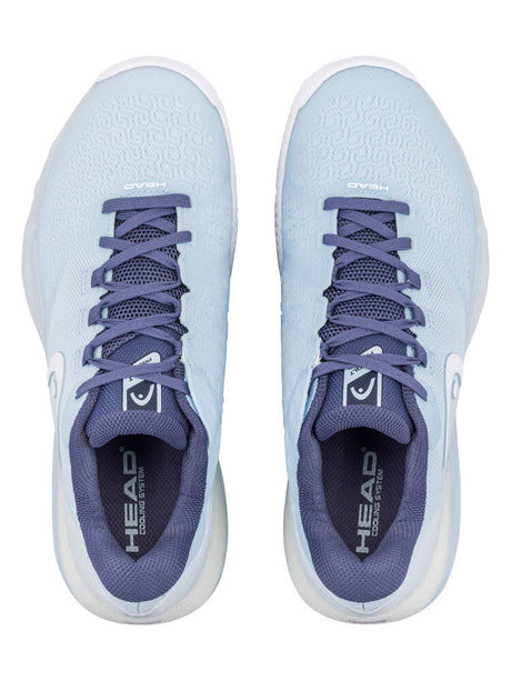 Buty tenisowe damskie Head Revolt Pro 5.0 Clay jasnoniebieskie