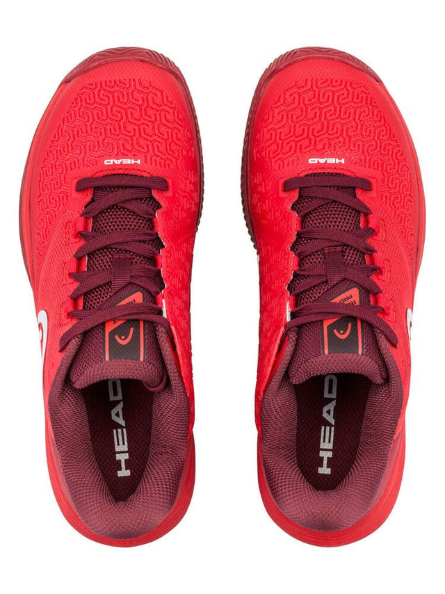 Buty tenisowe Head Revolt Pro 5.0 Clay juniorskie czerwone