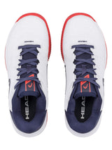 Buty tenisowe Head Revolt Pro 5.0 Clay juniorskie białe