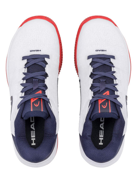 Buty tenisowe Head Revolt Pro 5.0 Clay juniorskie białe