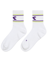 Skarpety tenisowe Diadora Socks biało-fioletowe