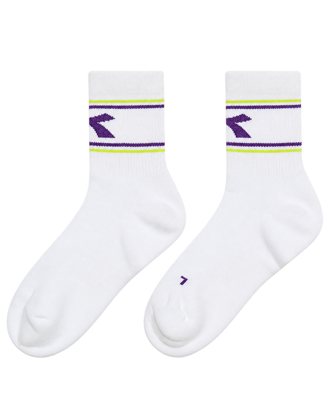 Skarpety tenisowe Diadora Socks biało-fioletowe