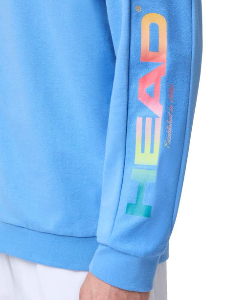 Bluza tenisowa Head Rally Hoodie FZ Men niebieska