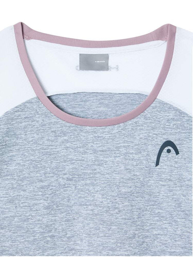Koszulka tenisowa Head Play Tech T-Shirt Women szara