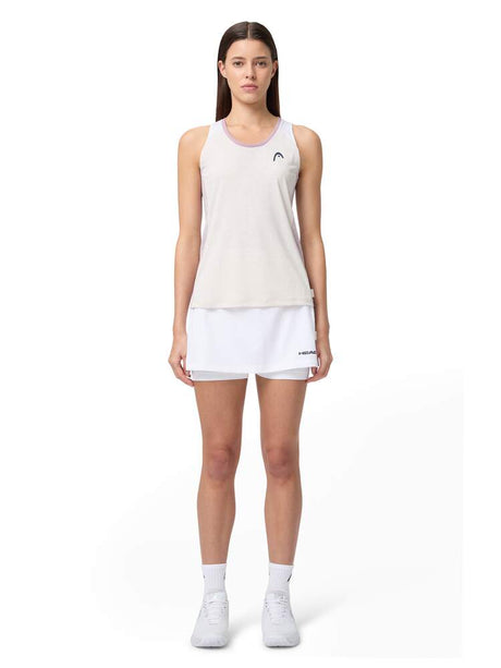 Top tenisowy Head Play Tech Tank Top Women beżowy