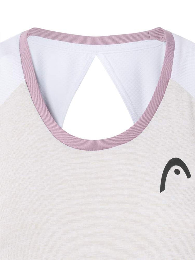 Top tenisowy Head Play Tech Tank Top Women beżowy