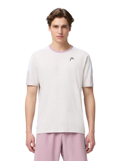 Koszulka tenisowa Head Play Tech T-shirt Men beżowa