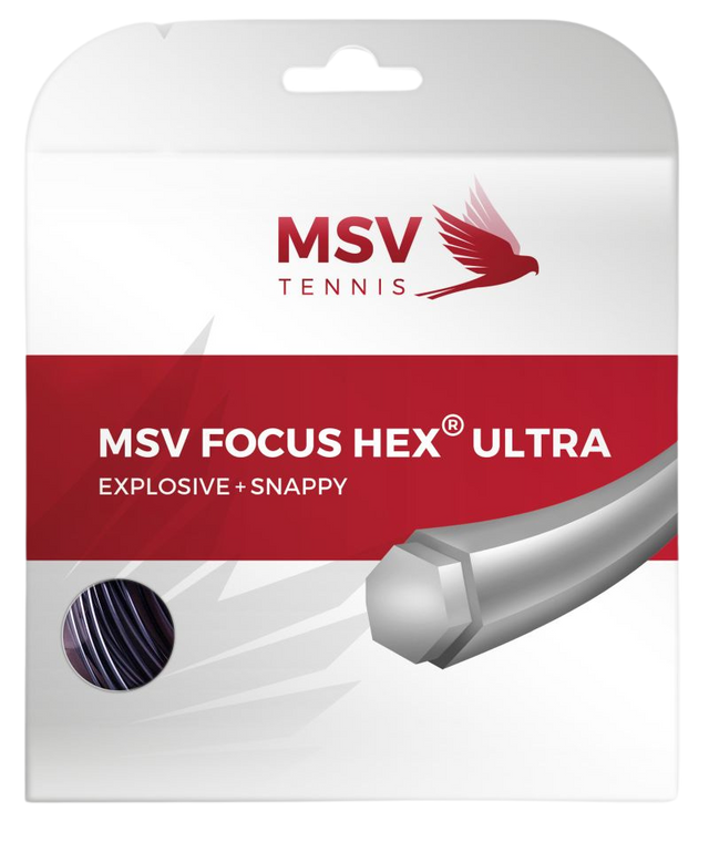 Naciąg tenisowy MSV Focus HEX Ultra czarny