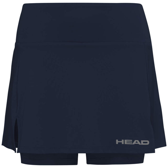 Spódniczka tenisowa juniorska Head Club Basic Skort granatowa