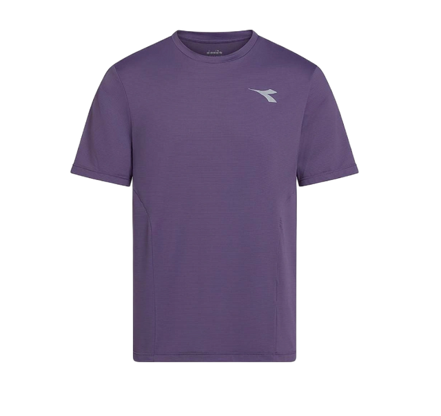 Koszulka tenisowa Diadora SS Tech T-Shirt fioletowa